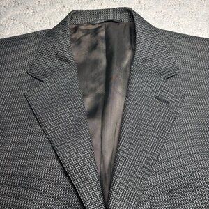 Canali Silk Wool Blazer Elegant Tailored Design Sport Coat Sz 52L EU 42L US